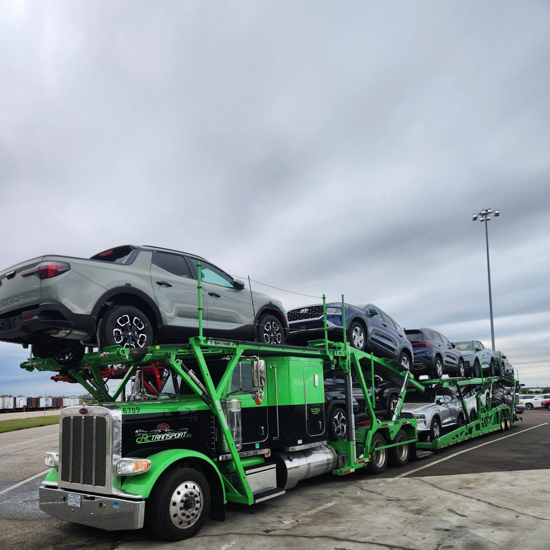Green Car Hauler