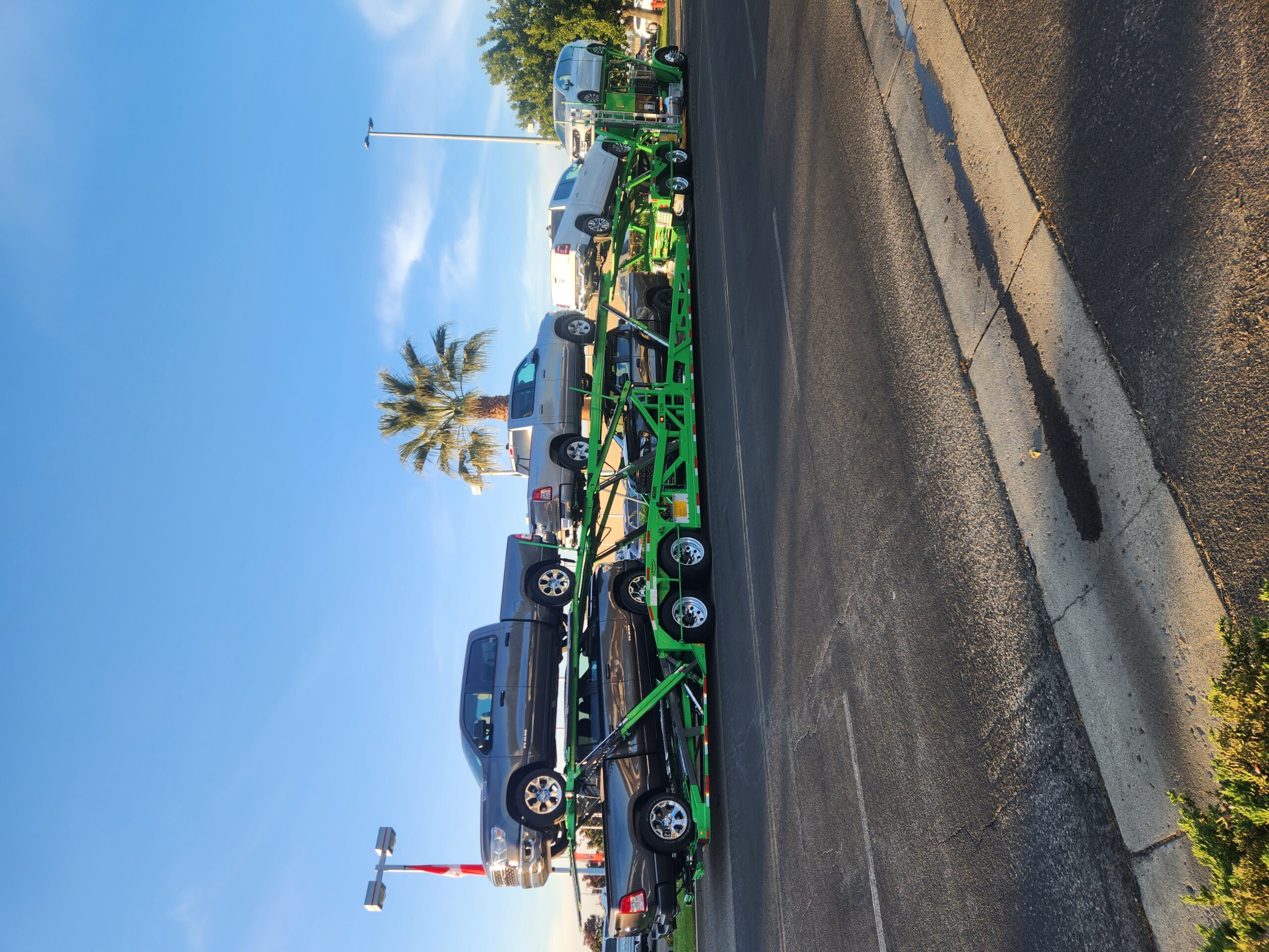 Green Car Hauler