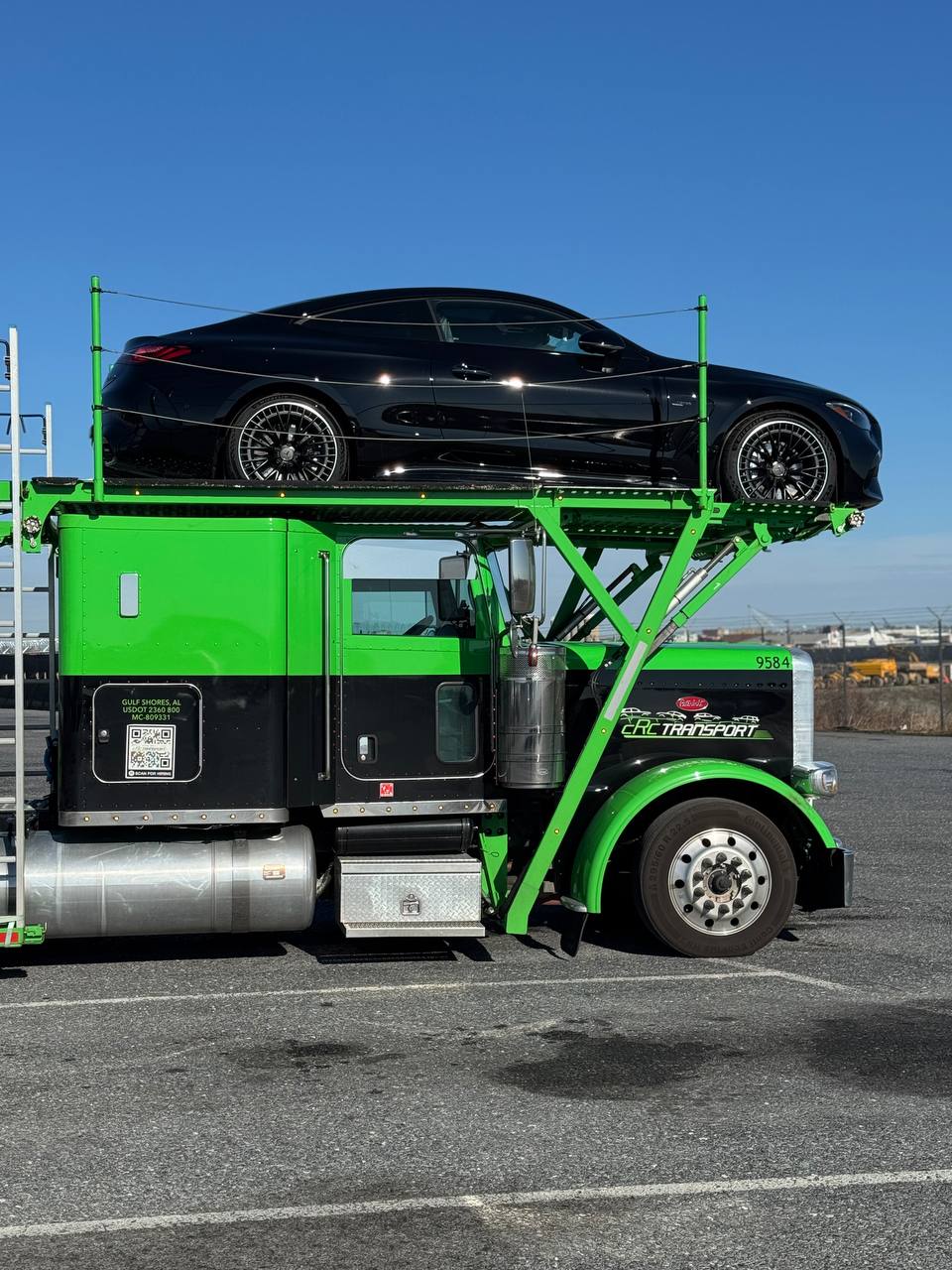 Green Car Hauler